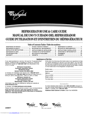 Whirlpool ED2GTKXNQ00 Use & Care Manual
