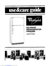 Whirlpool ET20AK Use & Care Manual