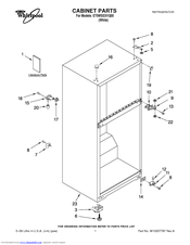 Whirlpool ET5WSEXVQ00 Parts List