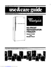 Whirlpool ET16JK Use & Care Manual