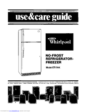 Whirlpool ET17HK Use And Care Manual