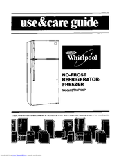 Whirlpool ETl8PKXP Use & Care Manual