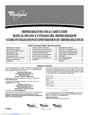 Whirlpool GC1SHAXMB00 Use & Care Manual