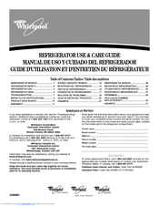 Whirlpool KSRU25CRBL00 Use & Care Manual