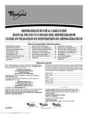Whirlpool GR2SHWXPB02 Use & Care Manual