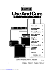 Whirlpool TS22AW Use And Care Manual