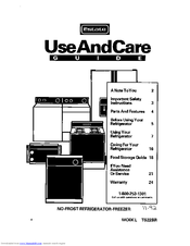 Whirlpool TS22BR Use And Care Manual