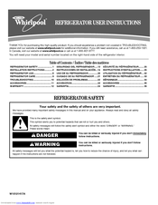 Whirlpool W10131409A User Instructions