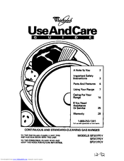 Whirlpool SF317PEY Use And Care Manual