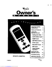 Whirlpool 1180435-A Owner's Manual