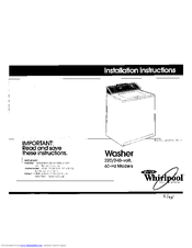 Whirlpool 220-240~volt Installation Instructions