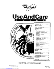 Whirlpool 6LBR5132BQ2 Use And Care Manual
