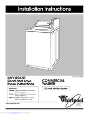 Whirlpool 8315954 Installation Instructions Manual