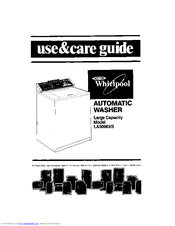 Whirlpool LA50000XS Use & Care Manual