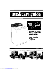 Whirlpool LA5310XP Use & Care Manual