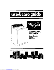 Whirlpool LA5500XS Use & Care Manual