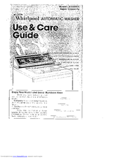 Whirlpool LA5580XK Use & Care Manual