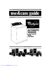 Whirlpool LA5700XS Use & Care Manual