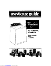 Whirlpool LA7980XS Use & Care Manual
