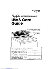 Whirlpool LB5300XL Use & Care Manual