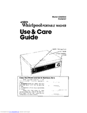 Whirlpool LC4600XK Use And Care Manual