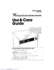 Whirlpool LC4900XK Use & Care Manual