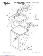 Whirlpool LCE4332PQ1 Parts List