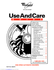 Whirlpool 3366872 Use And Care Manual