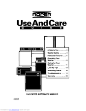 Whirlpool 3366869 Use And Care Manual