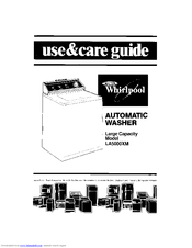 Whirlpool LA5000XM Use And Care Manual
