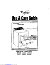 Whirlpool LE6098XT Use & Care Manual