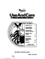 Whirlpool LMR4132B Use And Care Manual