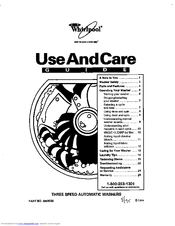 Whirlpool LSC9355DQ0 Use And Care Manual