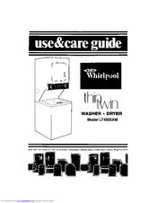 Whirlpool Thin Twin LT4905XM Use & Care Manual