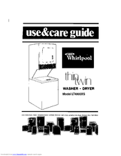 Whirlpool Thin Twin LT4900XS Use & Care Manual