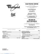 Whirlpool W10240879B - SP Use And Care Manual