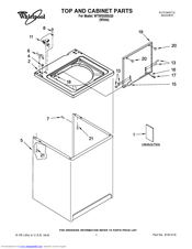 Whirlpool WTW5505SQ0 Parts List