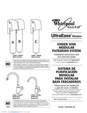 Whirlpool WHAB-6012 Installation Instructions And Use And Care Manual