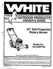 White Outdoor Products 124-538P190 Owner's Manual