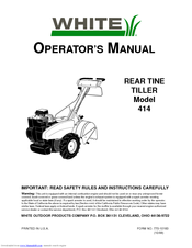 White 414 Operator's Manual