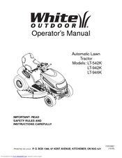 White Outdoor LT-942K Operator's Manual