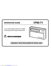 White Rodgers 1F95-71 Operation Manual