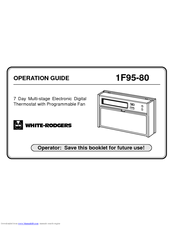 White Rodgers 1F95-80 Operation Manual