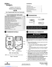 White Rodgers 1.00E+78 Installation Instructions