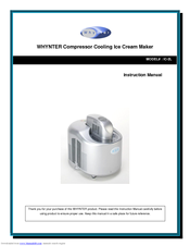 Whynter 2 Quart IC-2L Instruction Manual