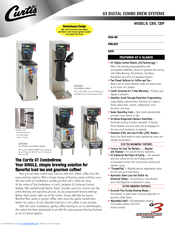 Curtis CBS Specification Sheet