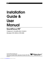 Williams Sound R800 Installation & User Manual