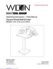 Wilton 4106 Operating Instructions & Parts Manual