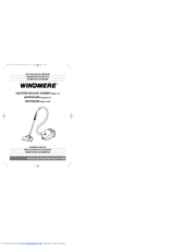 Windmere V1000 Use And Care Manual