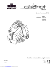 Chariot Chariot Scrubber CSX26SP Operating Instructions Manual